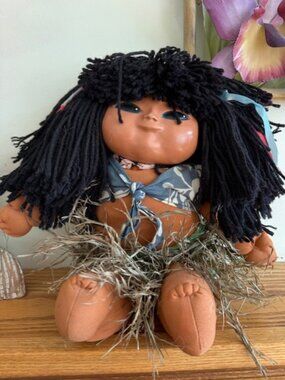 Vintage Rare 1986 Taro Patch Doll (Hawaiian Cabbage Patch) Signed by Doc Smith